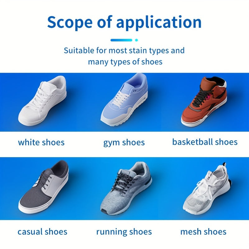 1pc 200ml/6.76oz Whiten Shoe Cleaner, Oxidizing Reduction Agent, Decontamination And Whitening Repair, Multi-functional Cleaner, Suitable for White Shoes