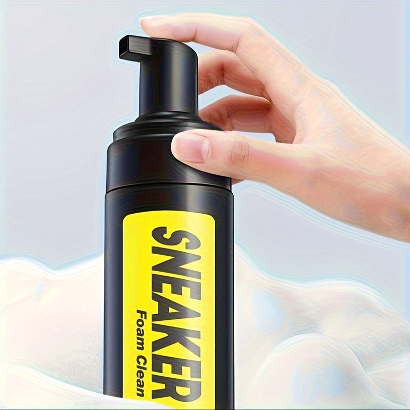 3-Piece Ultimate Sports Shoe Cleaning Kit - Effective Foam Cleaner Set for White Shoes, Removes Tough Stains, Dirt, and Grime, Gentle on Surfaces, Easy to Use, and Portable