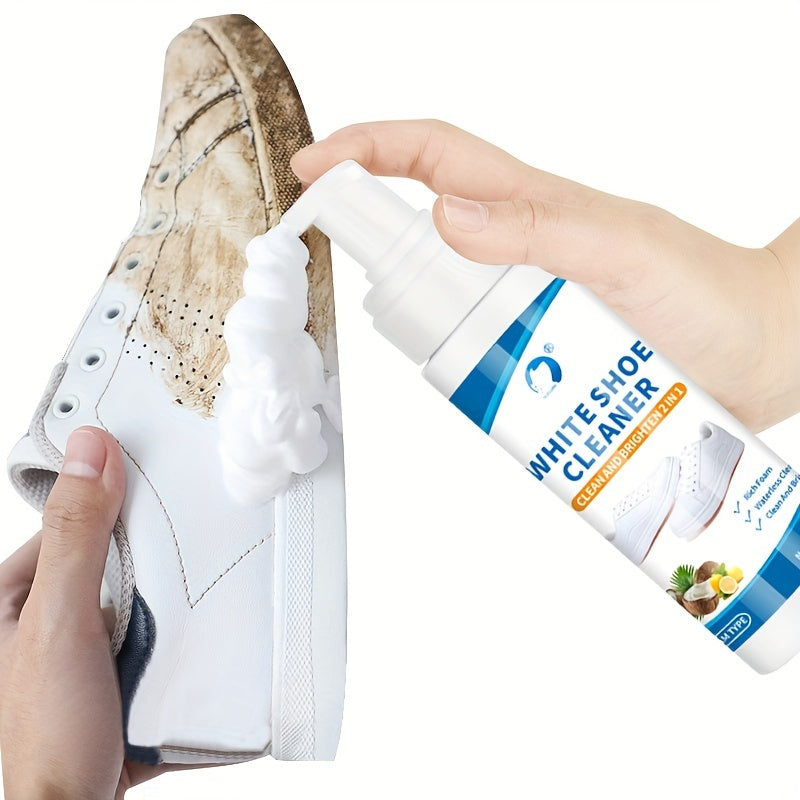 1pc 200ml/6.76oz Whiten Shoe Cleaner, Oxidizing Reduction Agent, Decontamination And Whitening Repair, Multi-functional Cleaner, Suitable for White Shoes